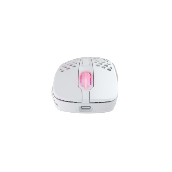Xtrfy M4 RGB muis Rechtshandig RF Wireless + USB Type-C Optisch 19000 DPI (M4W-RGB-WHITE)