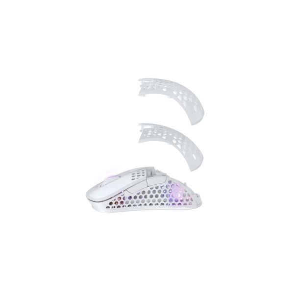 Xtrfy M4 RGB muis Rechtshandig RF Wireless + USB Type-C Optisch 19000 DPI (M4W-RGB-WHITE)