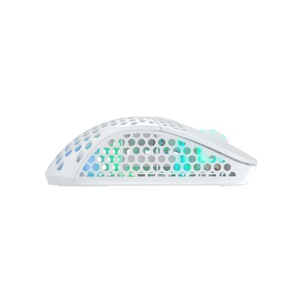 Xtrfy M4 RGB muis Rechtshandig RF Wireless + USB Type-C Optisch 19000 DPI (M4W-RGB-WHITE)