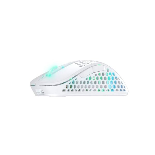 Xtrfy M4 RGB muis Rechtshandig RF Wireless + USB Type-C Optisch 19000 DPI (M4W-RGB-WHITE)