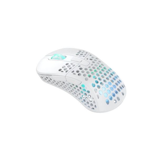 Xtrfy M4 RGB muis Rechtshandig RF Wireless + USB Type-C Optisch 19000 DPI (M4W-RGB-WHITE)