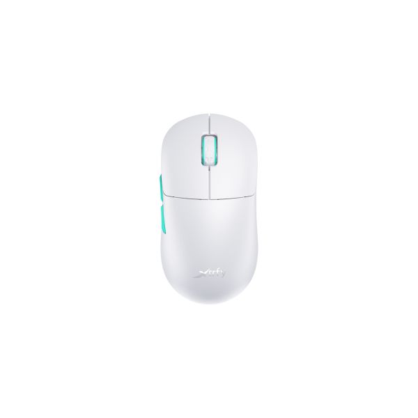 Xtrfy M8 muis Rechtshandig RF Draadloos Optisch 26000 DPI (M8W-WHITE)