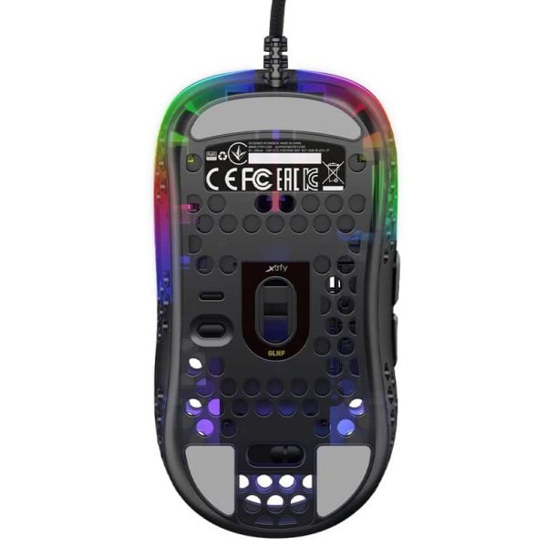 Xtrfy MZ1 Gaming Maus - schwarz - Maus - Optisc muis Ambidextrous USB Type-A Optisch 16000 DPI (MZ1-RGB-BLACK-TP)