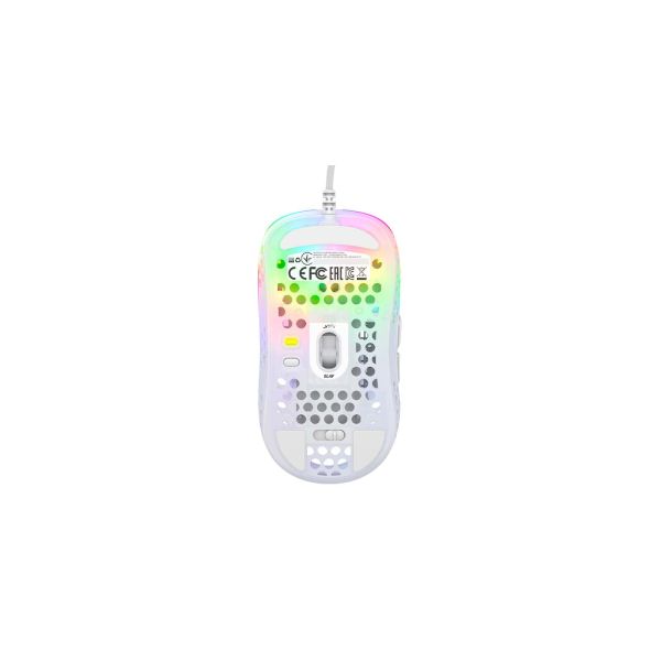 Xtrfy MZ1 muis Ambidextrous USB Type-A Optisch 16000 DPI (MZ1-RGB-WHITE-TP)