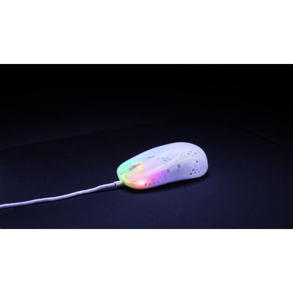 Xtrfy MZ1 muis Ambidextrous USB Type-A Optisch 16000 DPI (MZ1-RGB-WHITE-TP)