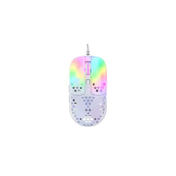 Xtrfy MZ1 muis Ambidextrous USB Type-A Optisch 16000 DPI (MZ1-RGB-WHITE-TP) Xtrfy MZ1 muis Ambidextrous USB Type-A Optisch 16000 DPI (MZ1-RGB-WHITE-TP)