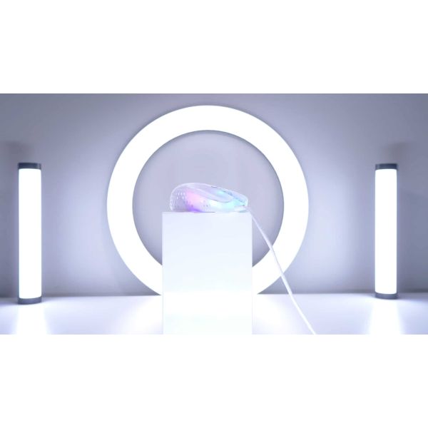 Xtrfy MZ1 muis Ambidextrous USB Type-A Optisch 16000 DPI (MZ1-RGB-WHITE-TP)