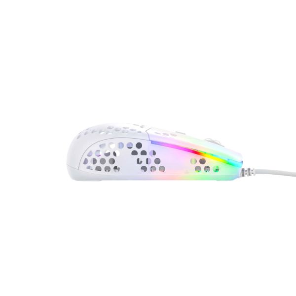 Xtrfy MZ1 muis Ambidextrous USB Type-A Optisch 16000 DPI (MZ1-RGB-WHITE-TP)