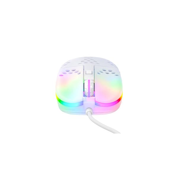 Xtrfy MZ1 muis Ambidextrous USB Type-A Optisch 16000 DPI (MZ1-RGB-WHITE-TP)