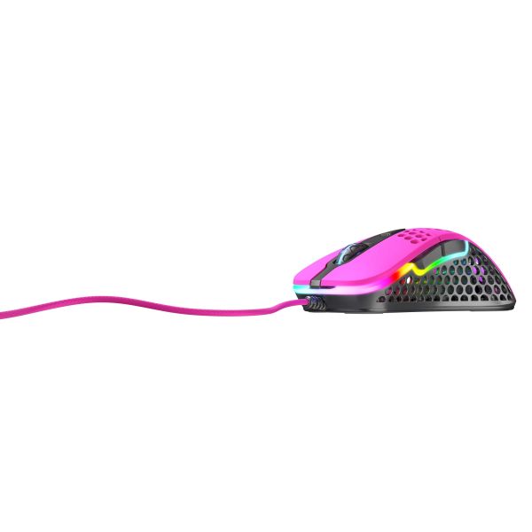 Xtrfy M4 RGB muis Rechtshandig USB Type-A Optisch 16000 DPI (XG-M4-RGB-PINK)