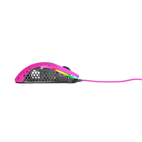 Xtrfy M4 RGB muis Rechtshandig USB Type-A Optisch 16000 DPI (XG-M4-RGB-PINK)