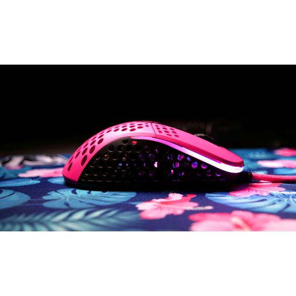 Xtrfy M4 RGB muis Rechtshandig USB Type-A Optisch 16000 DPI (XG-M4-RGB-PINK)