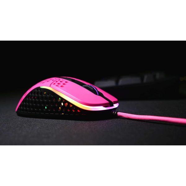 Xtrfy M4 RGB muis Rechtshandig USB Type-A Optisch 16000 DPI (XG-M4-RGB-PINK)