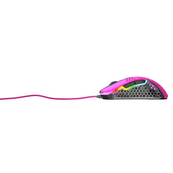 Xtrfy M4 RGB muis Rechtshandig USB Type-A Optisch 16000 DPI (XG-M4-RGB-PINK)