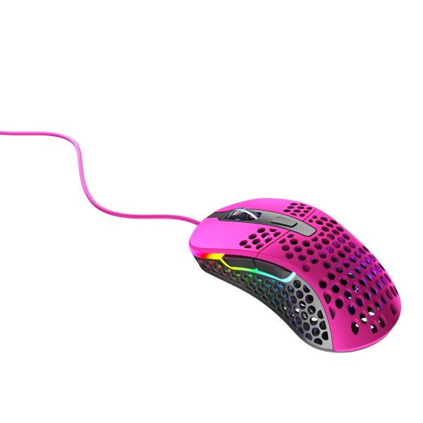 Xtrfy M4 RGB muis Rechtshandig USB Type-A Optisch 16000 DPI (XG-M4-RGB-PINK)