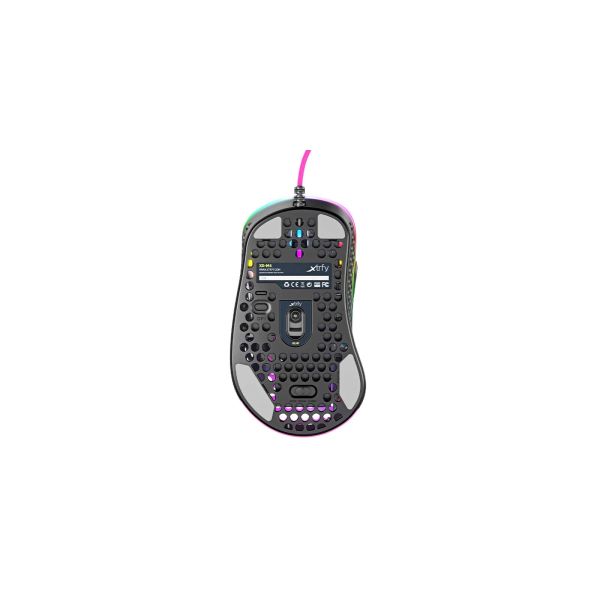 Xtrfy M4 RGB muis Rechtshandig USB Type-A Optisch 16000 DPI (XG-M4-RGB-PINK)