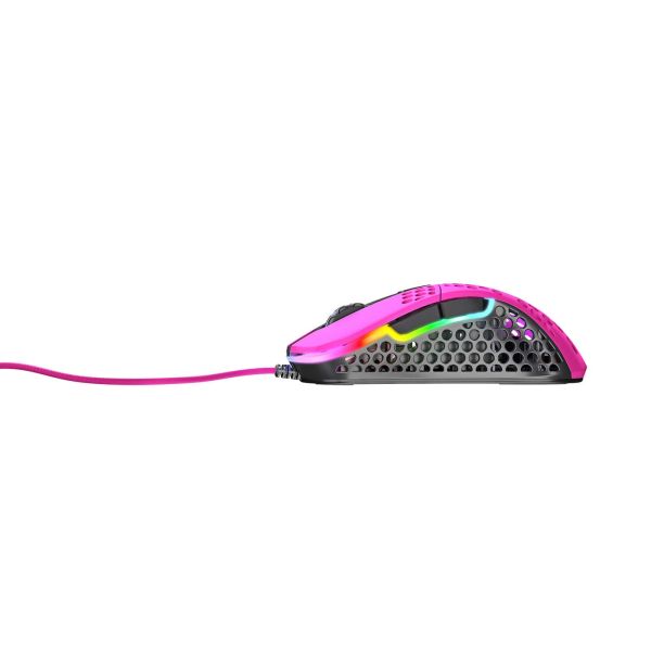 Xtrfy M4 RGB muis Rechtshandig USB Type-A Optisch 16000 DPI (XG-M4-RGB-PINK)