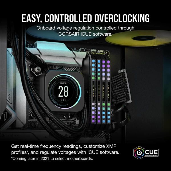 Corsair Dominator CMT32GX5M2X7200C34 geheugenmodule 32 GB 2 x 16 GB DDR5 7200 MHz (CMT32GX5M2X7200C34)