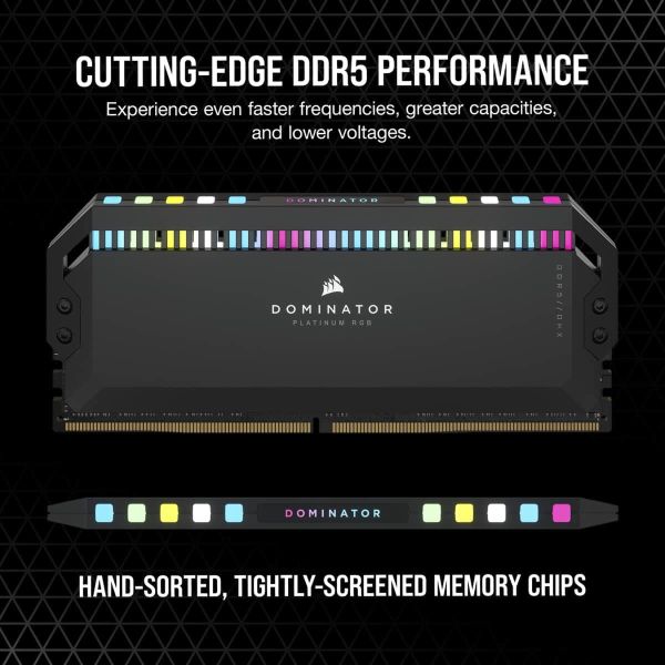 Corsair Dominator CMT32GX5M2X7200C34 geheugenmodule 32 GB 2 x 16 GB DDR5 7200 MHz (CMT32GX5M2X7200C34)