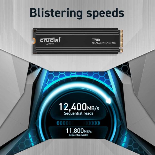 Crucial T700 M.2 2 TB PCI Express 5.0 NVMe (CT2000T700SSD5)