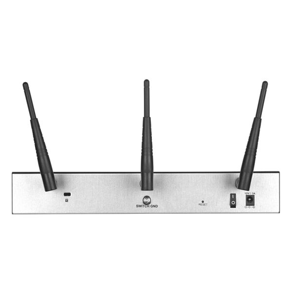 D-Link DSR-1000AC draadloze router Gigabit Ethernet Dual-band (2.4 GHz / 5 GHz) Zwart (DSR-250-WCF-12-LIC)