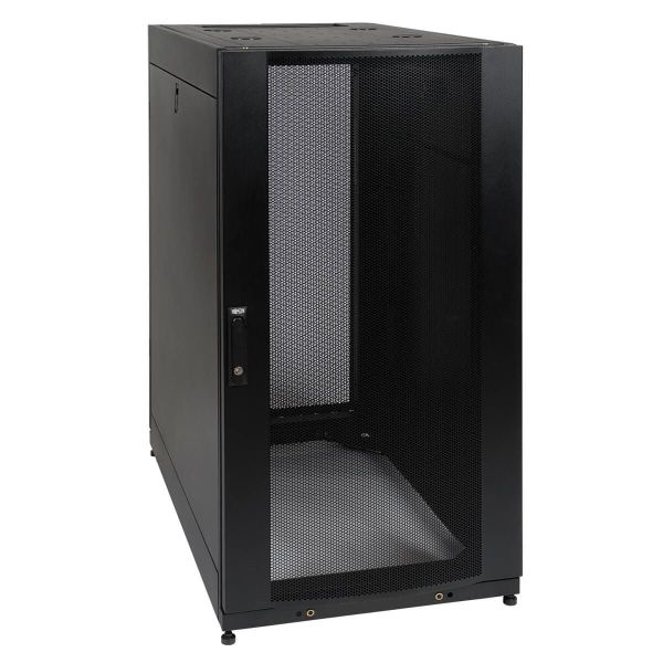 Tripp Lite SR25UBSP1 rack 25U Vrijstaande rek Zwart (SR25UBSP1) Tripp Lite SR25UBSP1 rack 25U Vrijstaande rek Zwart (SR25UBSP1)