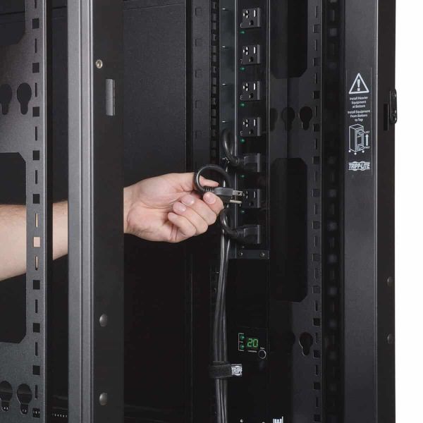 Tripp Lite SR42UBDP48 rack 42U Vrijstaande rek Zwart (SR42UBDP48)