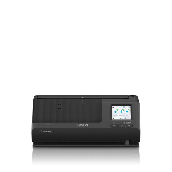 Epson ES-C380W Scanner met ADF + invoer voor losse vellen 600 x 600 DPI A4 Zwart (B11B269401)