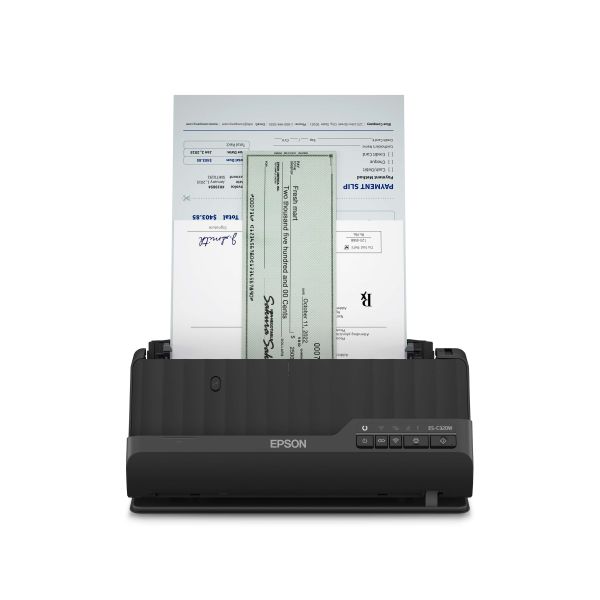 Epson ES-C320W Scanner met ADF + invoer voor losse vellen 600 x 600 DPI A4 Zwart (B11B270401)