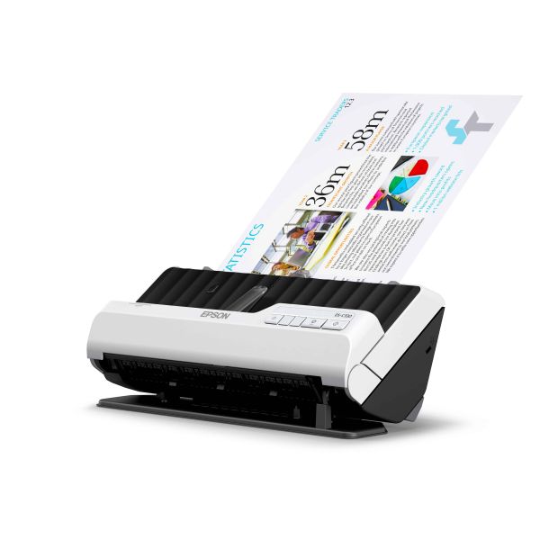 Epson DS-C330 Scanner met ADF + invoer voor losse vellen 600 x 600 DPI A4 Zwart, Wit (B11B272401)