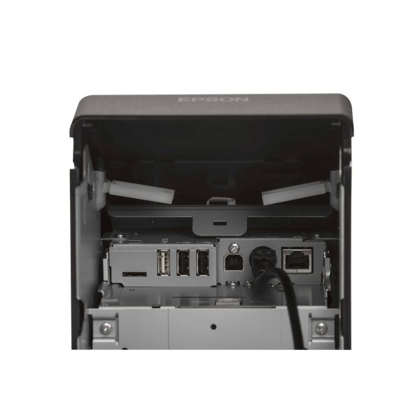 Epson TM-m30II-S (012A0): USB + Ethernet + BT + NES + Lightning + SD, Black, PS, UK (C31CH63012A0)
