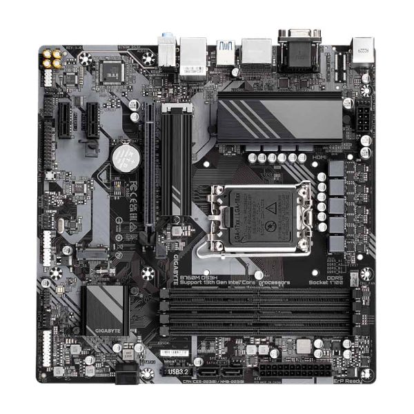 Gigabyte B760M DS3H moederbord Intel B760 Express LGA 1700 micro ATX (B760M DS3H)