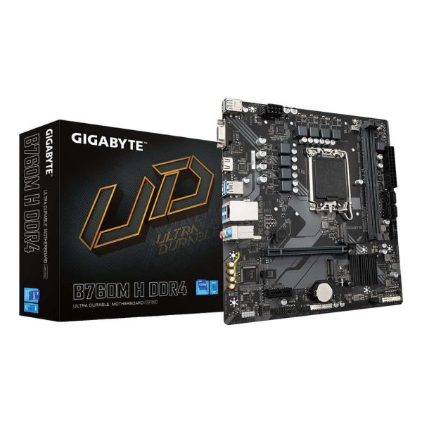 GIGABYTE B760M H DDR4 moederbord Intel B760 Express LGA 1700 micro ATX (B760M H DDR4)