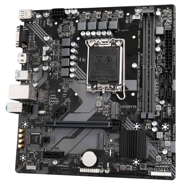 GIGABYTE B760M H DDR4 moederbord Intel B760 Express LGA 1700 micro ATX (B760M H DDR4) GIGABYTE B760M H DDR4 moederbord Intel B760 Express LGA 1700 micro ATX (B760M H DDR4)