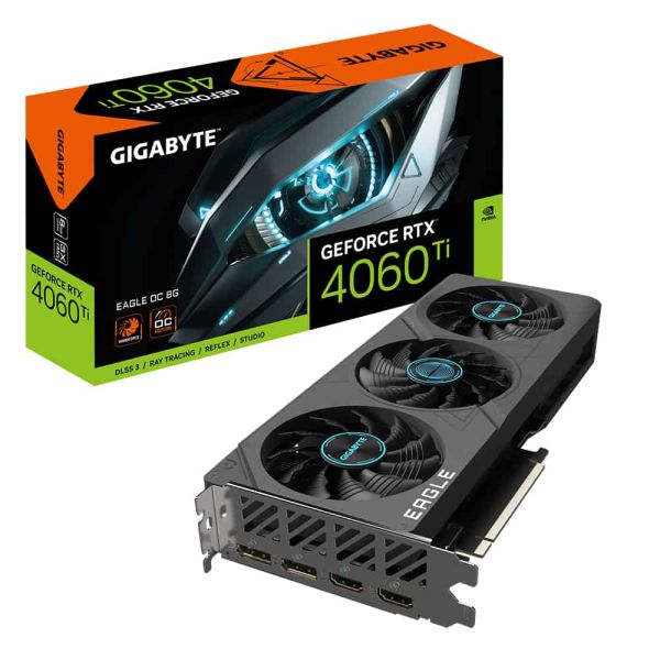 Gigabyte GeForce RTX 4060 Ti EAGLE OC 8G NVIDIA 8 GB GDDR6 (GV-N406TEAGLE OC-8GD)