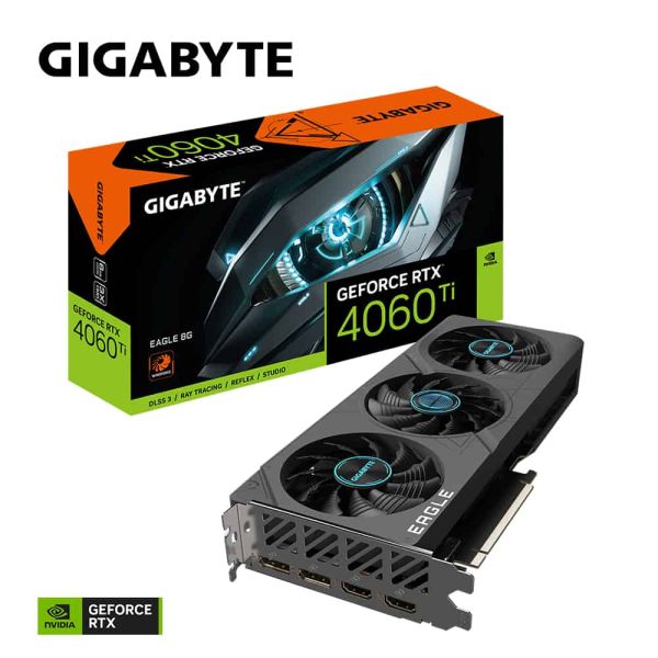 Gigabyte GeForce RTX 4060 Ti EAGLE 8G NVIDIA 8 GB GDDR6 (GV-N406TEAGLE-8GD)