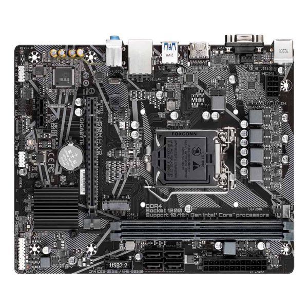GIGABYTE H510M H V2 moederbord Intel H510 Express LGA 1200 (Socket H5) micro ATX (H510M H V2)