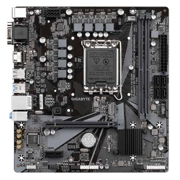 GIGABYTE H610M H V2 DDR4 moederbord Intel H610 Express LGA 1700 micro ATX (H610M H V2 DDR4)