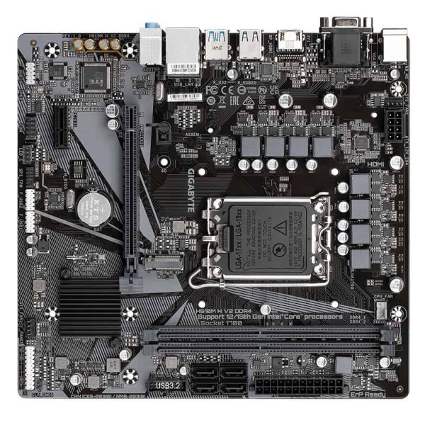GIGABYTE H610M H V2 DDR4 moederbord Intel H610 Express LGA 1700 micro ATX (H610M H V2 DDR4)