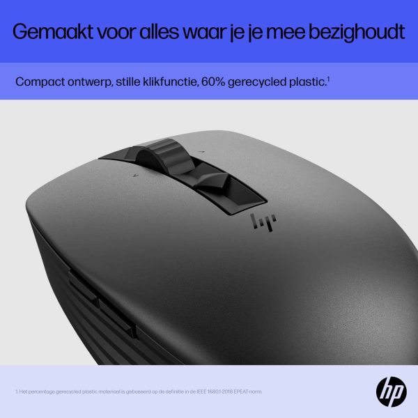 HP 715 oplaadbare muis voor meerdere apparaten (6E6F0AA#ABB)