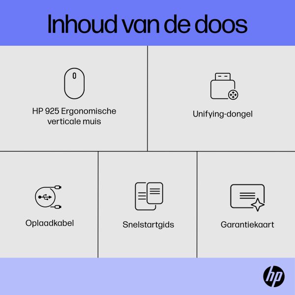 HP 925 ergonomische verticale muis (6H1A5AA#ABB)