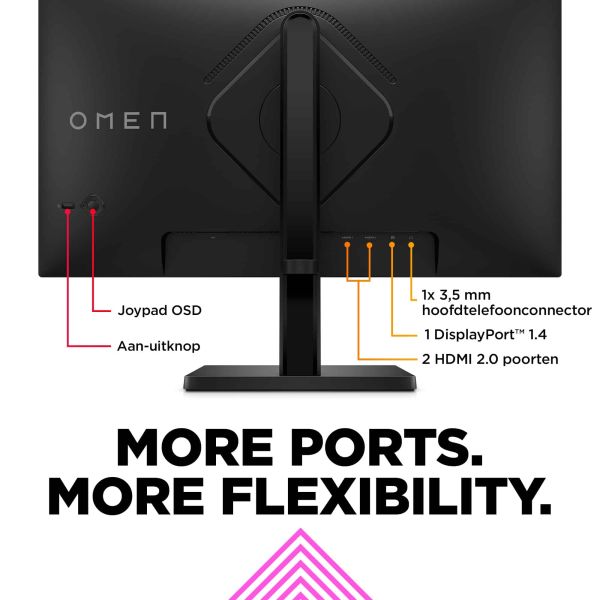 HP OMEN by HP 24 60,5 cm (23.8") 1920 x 1080 Pixels Full HD Zwart (780D9AA#ABB)