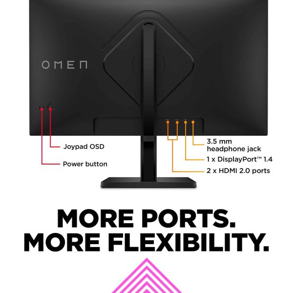 HP OMEN by HP 27q 68,6 cm (27") 2560 x 1440 Pixels Quad HD Zwart (780H4AA#ABB)