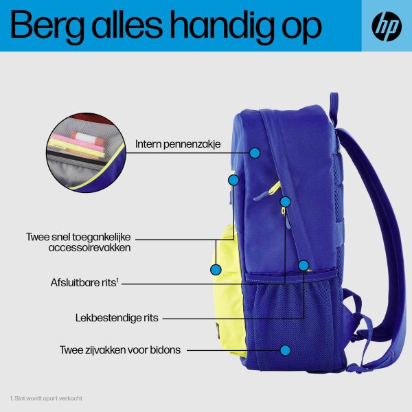 HP Campus Backpack, blauw (7K0E5AA)