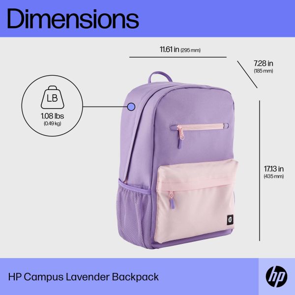 HP Campus Backpack, blauw (7K0E5AA)