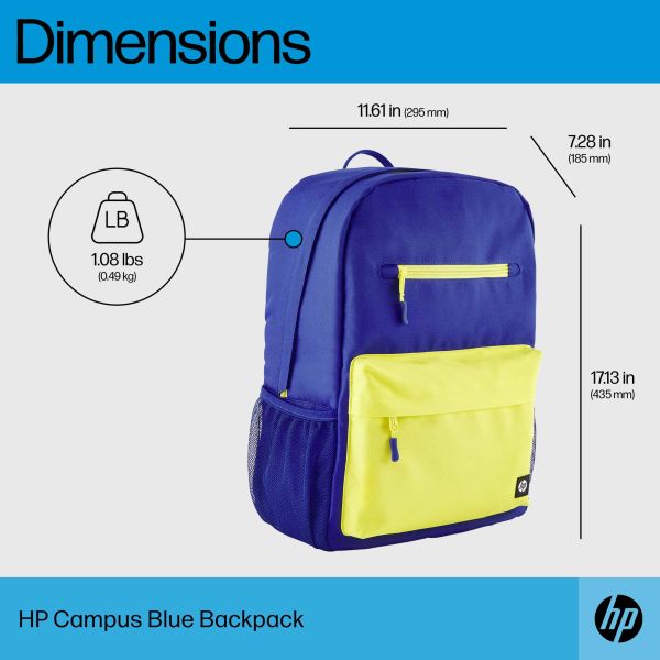 HP Campus Backpack, blauw (7K0E5AA)
