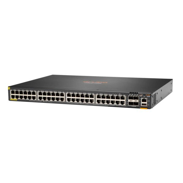 Hewlett Packard Enterprise Aruba CX 6200F 48G Class-4 PoE 4SFP+ 740W Managed L3 Gigabit Ethernet (10/100/1000) Power over Ethernet (PoE) 1U (JL728B#ABB)