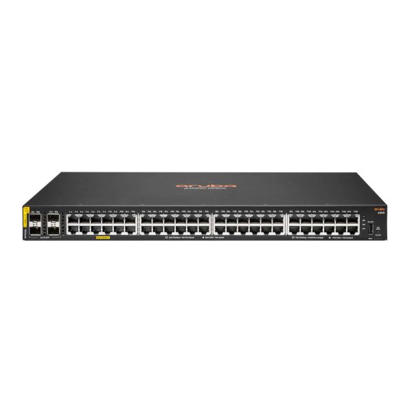 HPE Aruba Networking CX 6000 48G Class4 PoE 4SFP 740W Managed L3 Gigabit Ethernet (10/100/1000) Power over Ethernet (PoE) 1U (R9Y03A#ABB)
