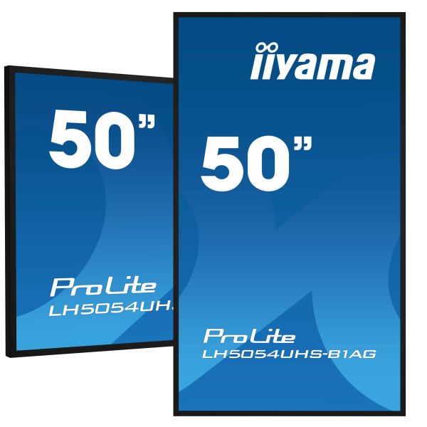 iiyama LH5054UHS-B1AG beeldkrant Digitale signage flatscreen 125,7 cm (49.5") LCD Wifi 500 cd/m² 4K Ultra HD Zwart Type processor Android 11 24/7 (LH5054UHS-B1AG)
