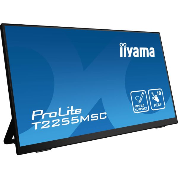 iiyama ProLite T2255MSC-B1 computer monitor 54,6 cm (21.5") 1920 x 1080 Pixels Full HD LCD Touchscreen Zwart (T2255MSC-B1)